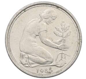 50 пфеннигов 1985 года J Западная Германия (ФРГ) — Фото №1