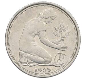 50 пфеннигов 1985 года J Западная Германия (ФРГ) — Фото №1