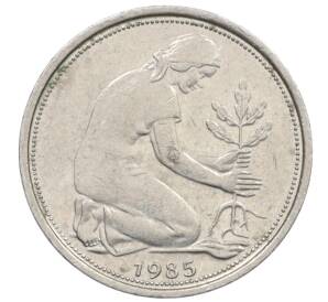 50 пфеннигов 1985 года D Западная Германия (ФРГ) — Фото №1