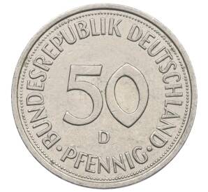 50 пфеннигов 1985 года D Западная Германия (ФРГ) — Фото №2