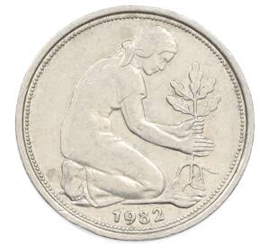 50 пфеннигов 1982 года D Западная Германия (ФРГ) — Фото №1