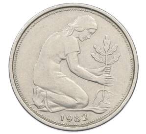 50 пфеннигов 1982 года J Западная Германия (ФРГ) — Фото №1