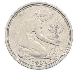 50 пфеннигов 1982 года D Западная Германия (ФРГ) — Фото №1
