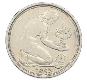 50 пфеннигов 1982 года D Западная Германия (ФРГ) — Фото №1