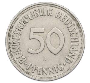 50 пфеннигов 1950 года J Западная Германия (ФРГ) — Фото №2