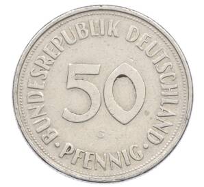 50 пфеннигов 1950 года G Западная Германия (ФРГ) — Фото №2