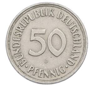 50 пфеннигов 1950 года J Западная Германия (ФРГ) — Фото №2
