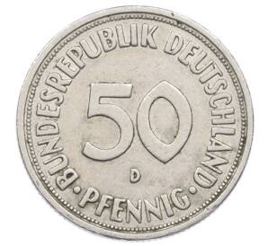 50 пфеннигов 1950 года D Западная Германия (ФРГ) — Фото №2