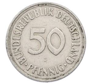 50 пфеннигов 1950 года J Западная Германия (ФРГ) — Фото №2