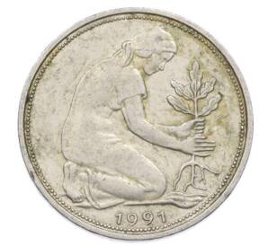 50 пфеннигов 1991 года G Германия — Фото №1