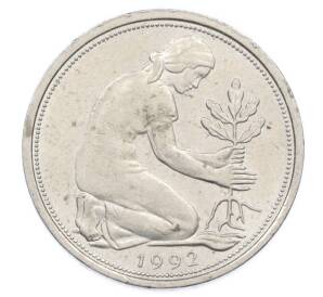 50 пфеннигов 1992 года G Германия — Фото №1