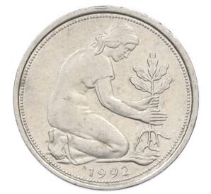 50 пфеннигов 1992 года D Германия — Фото №1