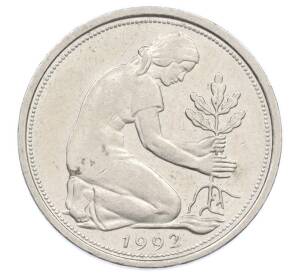 50 пфеннигов 1992 года G Германия — Фото №1