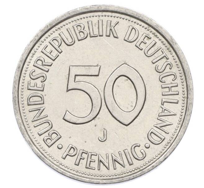 Монета 50 пфеннигов 1992 года J Германия (Артикул: K10-6874) — Фото №2