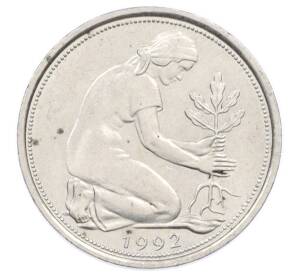 50 пфеннигов 1992 года D Германия — Фото №1