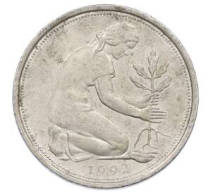 50 пфеннигов 1992 года J Германия — Фото №1