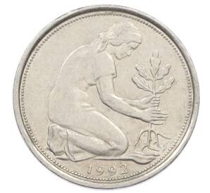 50 пфеннигов 1992 года F Германия — Фото №1