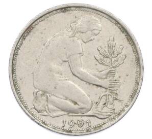 50 пфеннигов 1991 года A Германия — Фото №1