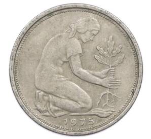 50 пфеннигов 1975 года F Западная Германия (ФРГ) — Фото №1