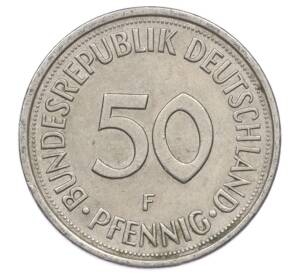 50 пфеннигов 1975 года F Западная Германия (ФРГ) — Фото №2