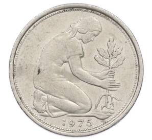 50 пфеннигов 1975 года J Западная Германия (ФРГ) — Фото №1