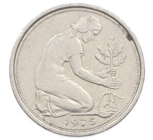 50 пфеннигов 1975 года F Западная Германия (ФРГ) — Фото №1