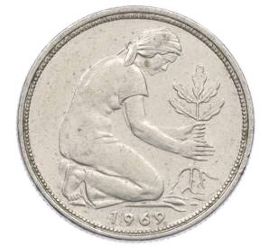 50 пфеннигов 1969 года J Западная Германия (ФРГ) — Фото №1