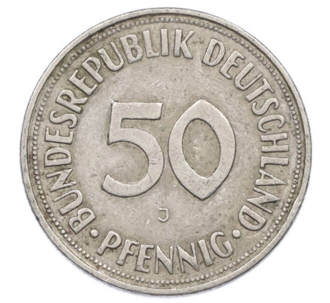 Монета 50 пфеннигов 1969 года J Западная Германия (ФРГ) (Артикул: K10-6900) — Фото №2