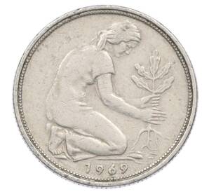 50 пфеннигов 1969 года F Западная Германия (ФРГ) — Фото №1