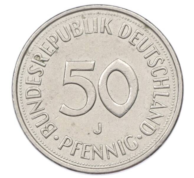 Монета 50 пфеннигов 1977 года J Западная Германия (ФРГ) (Артикул: K10-6907) — Фото №2