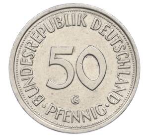 50 пфеннигов 1989 года G Западная Германия (ФРГ) — Фото №2
