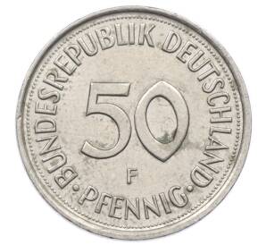 50 пфеннигов 1989 года F Западная Германия (ФРГ) — Фото №2