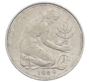 50 пфеннигов 1989 года J Западная Германия (ФРГ) — Фото №1