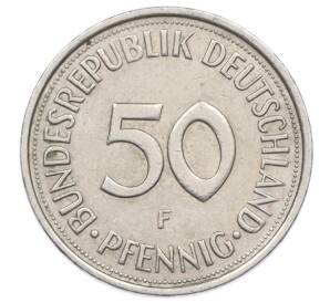 50 пфеннигов 1989 года F Западная Германия (ФРГ) — Фото №2