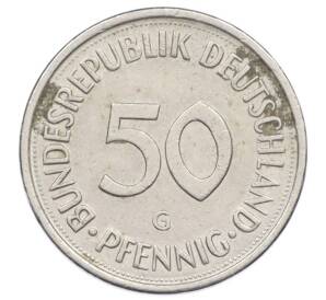 50 пфеннигов 1980 года G Западная Германия (ФРГ) — Фото №2