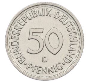 50 пфеннигов 1980 года D Западная Германия (ФРГ) — Фото №2