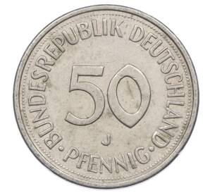 50 пфеннигов 1980 года J Западная Германия (ФРГ) — Фото №2