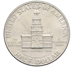 1/2 доллара (50 центов) 1976 года США «200 лет Независимости» — Фото №2
