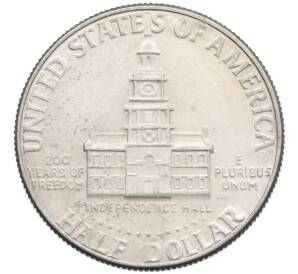 1/2 доллара (50 центов) 1976 года США «200 лет Независимости» — Фото №2