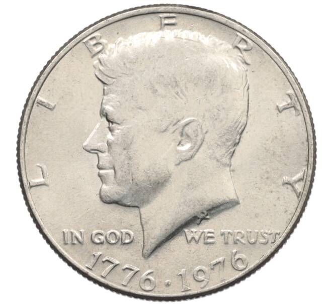 Монета 1/2 доллара (50 центов) 1976 года США «200 лет Независимости» (Артикул: K10-7070) — Фото №1