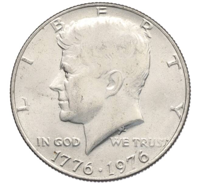 Монета 1/2 доллара (50 центов) 1976 года США «200 лет Независимости» (Артикул: K10-7071) — Фото №1