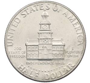 1/2 доллара (50 центов) 1976 года США «200 лет Независимости» — Фото №2