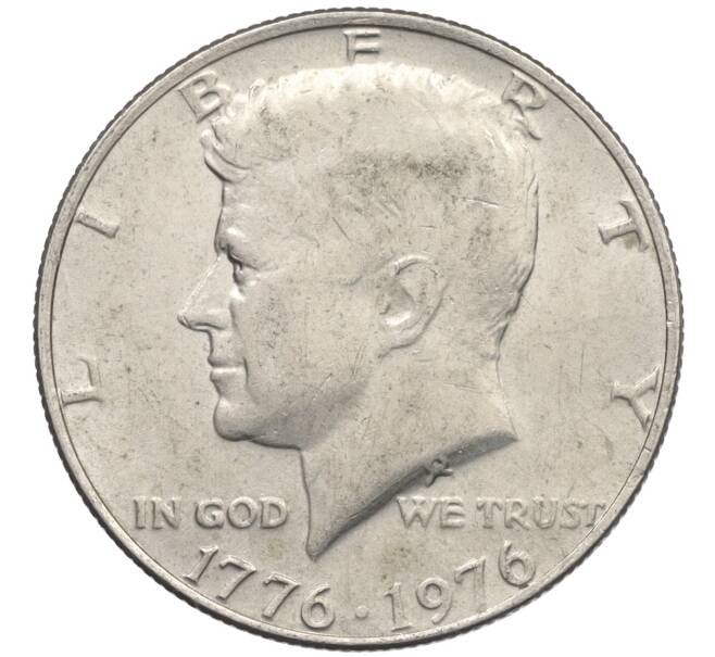Монета 1/2 доллара (50 центов) 1976 года США «200 лет Независимости» (Артикул: K10-7072) — Фото №1