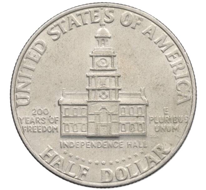 Монета 1/2 доллара (50 центов) 1976 года США «200 лет Независимости» (Артикул: K10-7072) — Фото №2