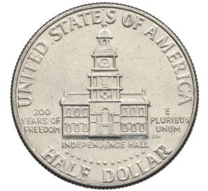 1/2 доллара (50 центов) 1976 года США «200 лет Независимости» — Фото №2