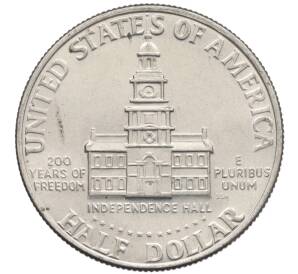 1/2 доллара (50 центов) 1976 года США «200 лет Независимости» — Фото №2