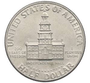 1/2 доллара (50 центов) 1976 года США «200 лет Независимости» — Фото №2
