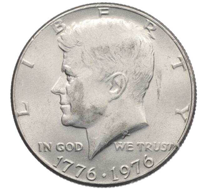 Монета 1/2 доллара (50 центов) 1976 года США «200 лет Независимости» (Артикул: K10-7081) — Фото №1