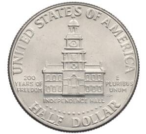 1/2 доллара (50 центов) 1976 года США «200 лет Независимости» — Фото №2