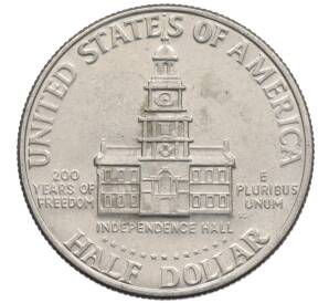1/2 доллара (50 центов) 1976 года США «200 лет Независимости» — Фото №2